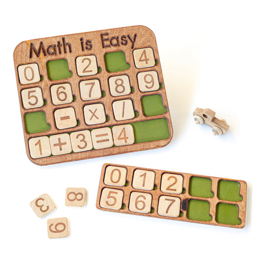 Math is Easy||Montessori Math Puzzle